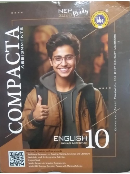 BBC BOOK ENGLISH COMPACTA Assignments Book 10th Class (2024-25) on Ashirwad Publication